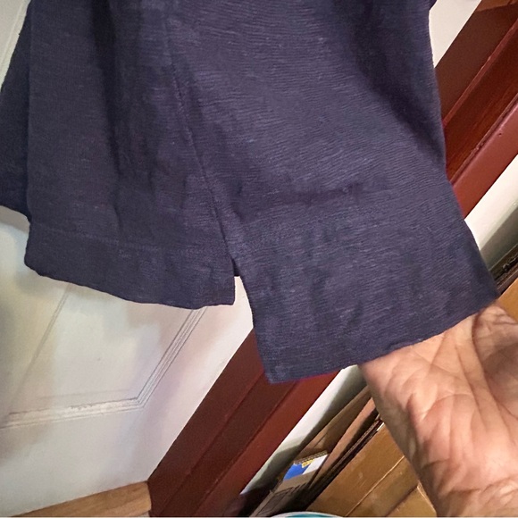 Eileen Fisher Two Dresses Midi Navy & Gray Hemp Organic Cotton Lagenlook Sz S/P - Picture 5 of 16